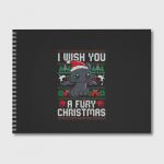 Альбом для рисования "I wIsh you a fury christmas"