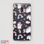 Cиликоновый чехол Sweet unicorns dreams на Meizu M6 Note