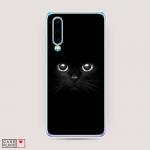 Cиликоновый чехол Взгляд черной кошки на Huawei P30