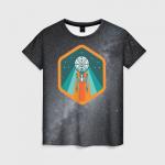 Женская футболка 3D "Звездный путь (Z)"