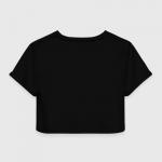 Женская футболка Crop-top 3D "Сова"