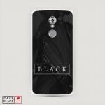 Cиликоновый чехол Black цвет на ZTE Axon 7