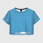 Женская футболка Crop-top 3D "Джентльмены (комплект 1, принт"