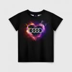 Детская футболка 3D "Audi"