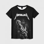 Женская футболка 3D "Metallica James Hetfield"