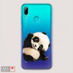 Cиликоновый чехол Большеглазая панда на Huawei P Smart 2019