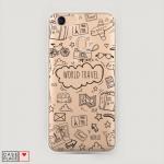 Cиликоновый чехол World travel black на Oppo F5