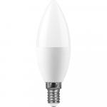 Лампа светодиодная, (13W) 230V E14 4000K С37, LB-970