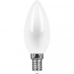 Лампа светодиодная, (11W) 230V E14 4000K матовая, LB-713