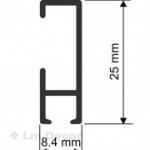 Аксессуар для алюминиевого карниза Д-2 LM Decor Закругление 120 градусов. Н120