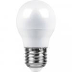 Лампа светодиодная,  (9W) 230V E27 4000K G45, LB-550