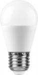 Лампа светодиодная,  (11W) 230V E27 2700K G45, LB-750