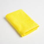 Полотенце махровое Экономь и Я 30х30 см, желтый, 100% хл