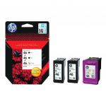 Картридж струйный HP (F6T40AE)Deskjet Ink Advantage 2020hc/2520hc №46, КОМПЛЕКТ 2 черн и цвет, ориг.