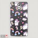 Cиликоновый чехол Sweet unicorns dreams на Lenovo Vibe P1m