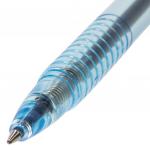 Ручка шариковая масляная автомат. BRAUBERG Click Blue, СИНЯЯ, тонирован., 1мм, линия 0,5мм, 142712