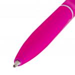 Ручка подарочная шариковая BRAUBERG Bolero, СИНЯЯ, корпус розовый с хромом, линия 0,5мм, 143461 