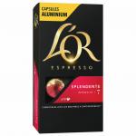 Кофе в алюминиевых капсулах L'OR Espresso Splendente для кофемашин Nespresso, 10 порций, ш/к 57910