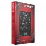 Весы кухоные SCARLETT SC-KS57P94, электронный дисплей, max вес 10 кг, тарокомпенсация, стекло