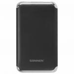 Аккумулятор внешний 6000 mAh SONNEN POWERBANK K611, 2 USB, литий-полимерный,черный, 263029