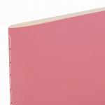 Тетрадь A5 (147х210мм) 48л, сшивка, клетка, кожзам SoftTouch, розовый, BRAUBERG RAINBOW, 403879