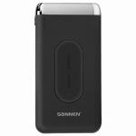 Аккумулятор внешний 8000mAh SONNEN POWERBANK K802 БЕСПРОВОДНАЯ ЗАРЯДКА, 2USB, литий-полимер, 263030