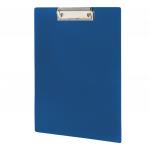 Доска-планшет STAFF с прижимом А4 (315х235 мм), пластик, 1 мм, синяя, 229222