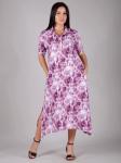 Платье женское ML-Мальдивы (фиолет) кулирка