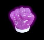Слайм "Стекло", фиолетовый неон, светящийся в темноте, 50 гр