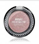 Л-В Тени для век компактные LUXVISAGE RICH GLOW 3 тон (First kiss) Арт.К1240, 2г/4шт