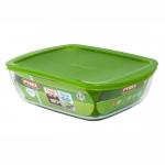 Блюдо квадратное с крышкой Cook&Store 25x22x7см штр.: 3426470020107