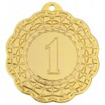 Медаль 1 место 45 мм золото DC#MK350a-G