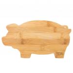 Доска разделочная "Piggy", 26х14,2х1,2 см, бамбук, TEZA
