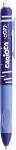 Ручка шариковая, автоматическая CARIOCA OOPS RETRACTABLE 0,70 мм цв. синий резин.грип кругл. корп. пиши-стирай. 43043/02