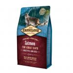 512287 Carnilove 2 кг Salmon for Adult Cats – Sensitive & Long Hair д/взросл.кошек, лосось