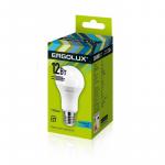 Лампа светодиодная Ergolux LED-A60-12W-E27-4K,ЛОН 12Вт,E27,4500K 12151