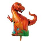 Шар самодув фигура Динозавр Тирекс 20 см шар фольгированный