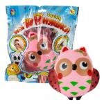 1TOY игрушка-антистресс мммняшка squishy (сквиши), сова. Т12421