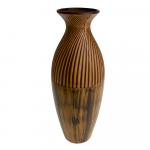 Ваза декоративная "Шоколадный мусс" 15*15*40,5см. (керамика)