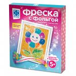 407308 Фреска с фольгой Весеннее настроение