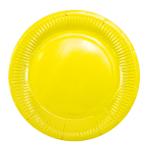 Тарелки Yellow 18 см 6 шт бумажные ламинированные