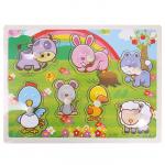 Вкладыш "Домашние животные" (дерево)