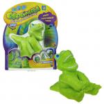 1TOY Супер Стрейчеры Стикизавр, тянущаяся игрушка, блистер, 16 см, зеленый