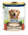 Happy Dog Natur Line Телятина с индейкой паштет (НФКЗ) - 0,125 кг.
