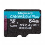 Карта памяти Kingston Canvas Go! Plus microSDXC UHS-I Cl10, SDCG3/64GBSP