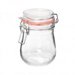 Банка 500мл., с крышкой, бугельный замок. JAR500-6