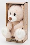 Мягкая игрушка в большой подарочной коробке Медведь Ёрик, 28/43 см, с шариками для мелкой моторики, 998830L