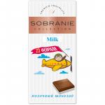 Шоколад Sobranie молочный в картоне, летчик (сезон), 90г.