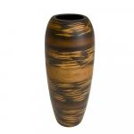 Ваза декоративная "Шоколадный мусс" 12*12*31см. (керамика)