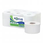 Бумага туалетная Focus Eco Jumbo, 1 слойн, 200 м/рул, тиснение, цвет белый